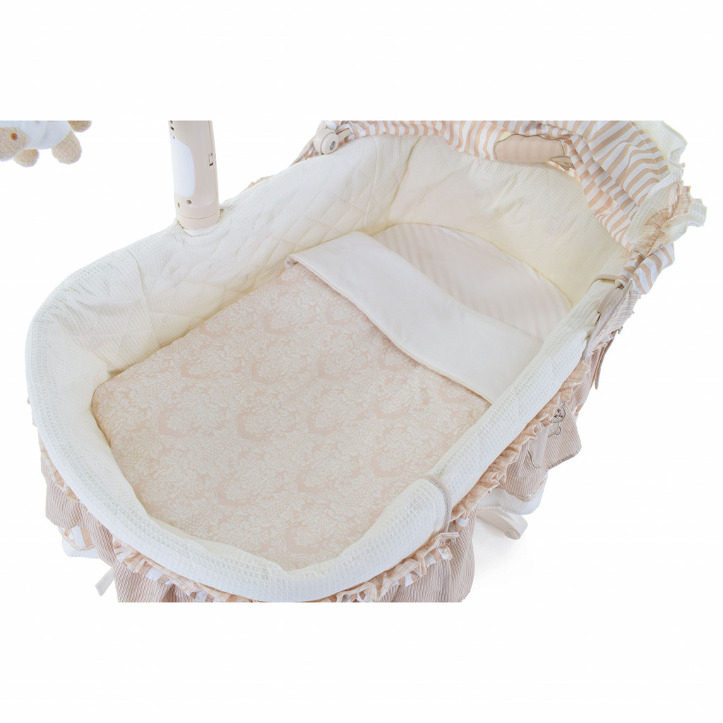 

Комплект постельного белья в электронную люльку - Nuovita Estelle, beige / бежевый, 2 предмета