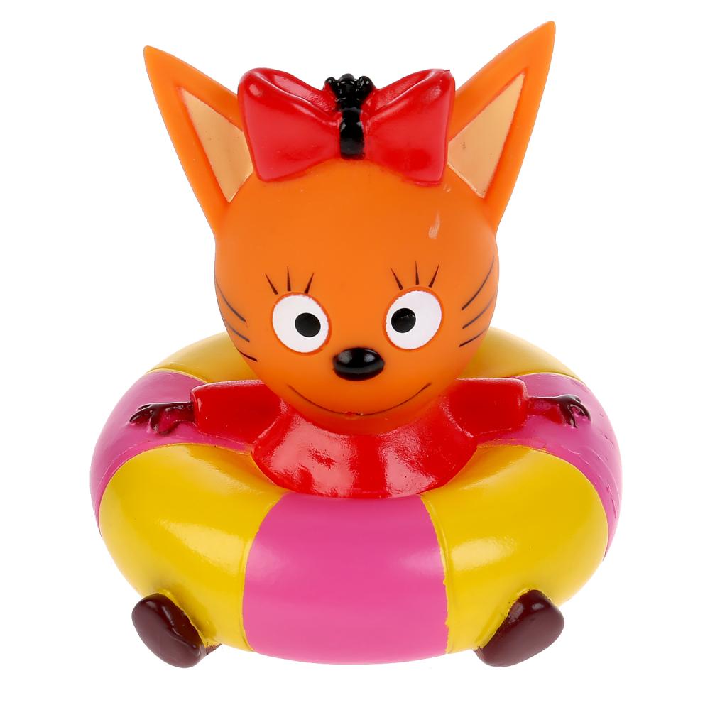 

Игрушка пластизоль для ванны Три Кота - Карамелька на круге
