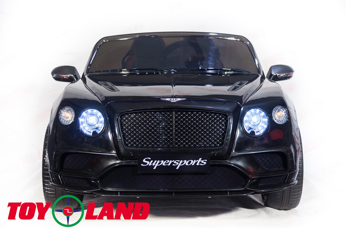 Электромобиль Bentley Continental Supersports черного цвета  