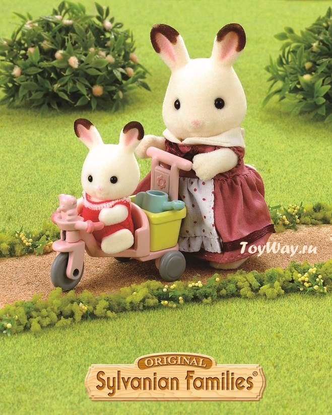 Sylvanian Families - Семья Шоколадных Кроликов  