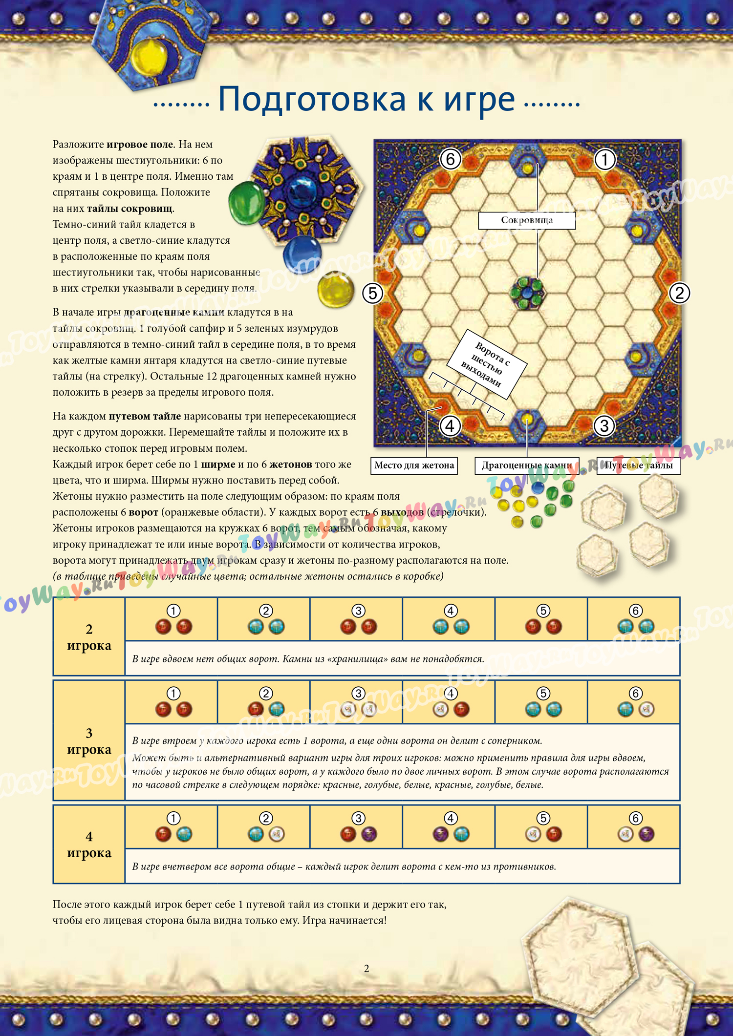 Настольная игра – Индиго  