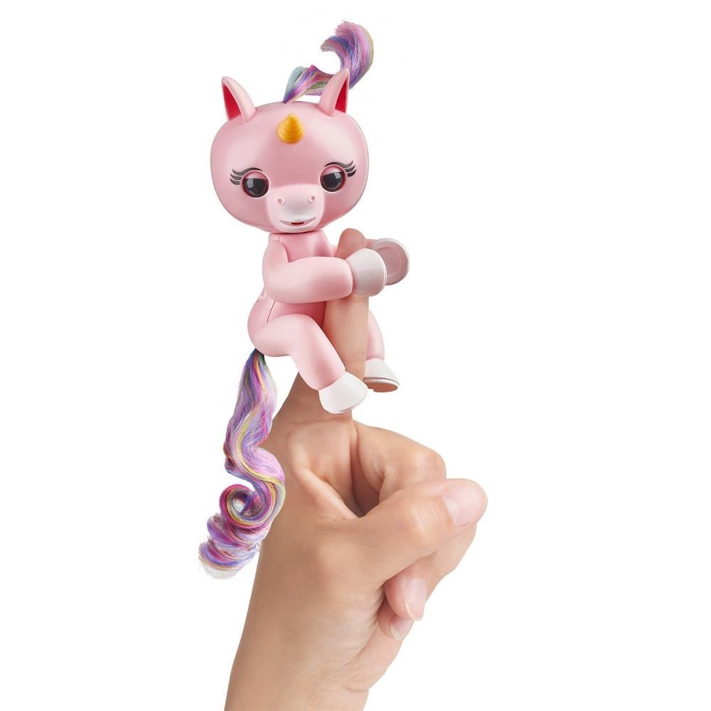 

Интерактивный единорог Fingerlings Гемма, розовая, 12 см
