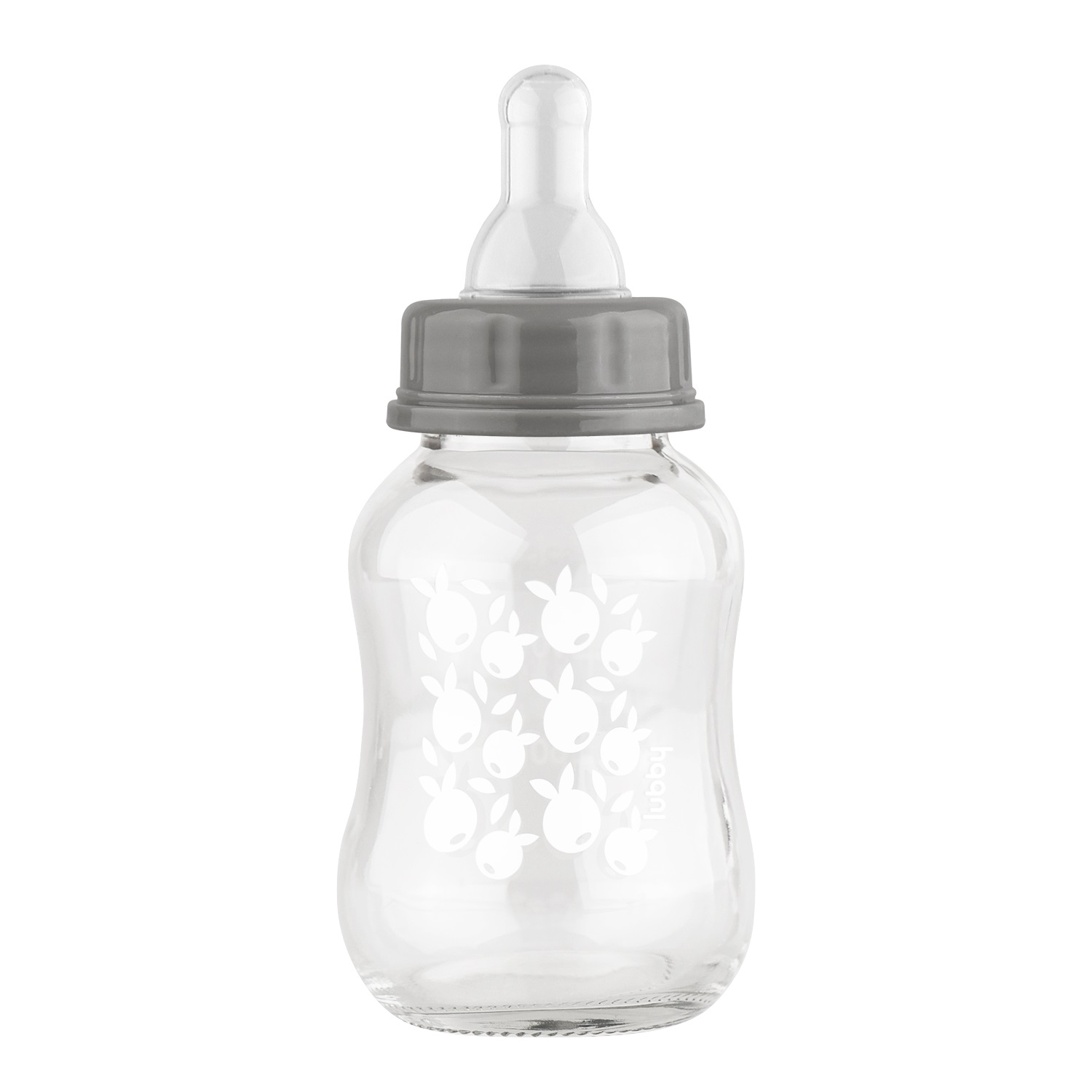 Бутылочка для кормления из серии Малыши и Малышки с соской молочной, от 0 мес, 120 мл, стеклянная  