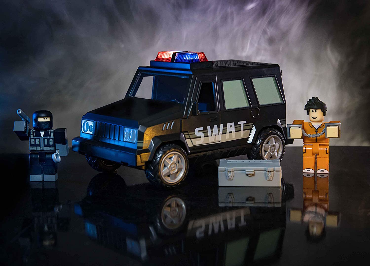 Игровой набор Roblox - Машина с фигурками Jailbreak: Swat Unit  