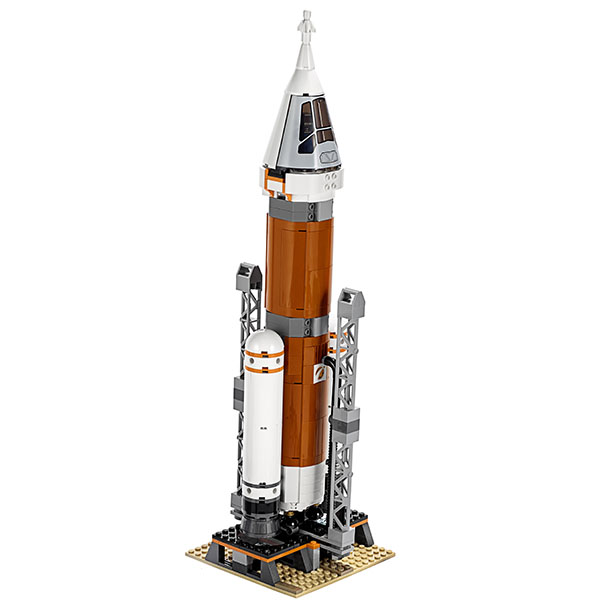 Конструктор Lego City - Ракета для запуска в далекий космос и пульт управления запуском  