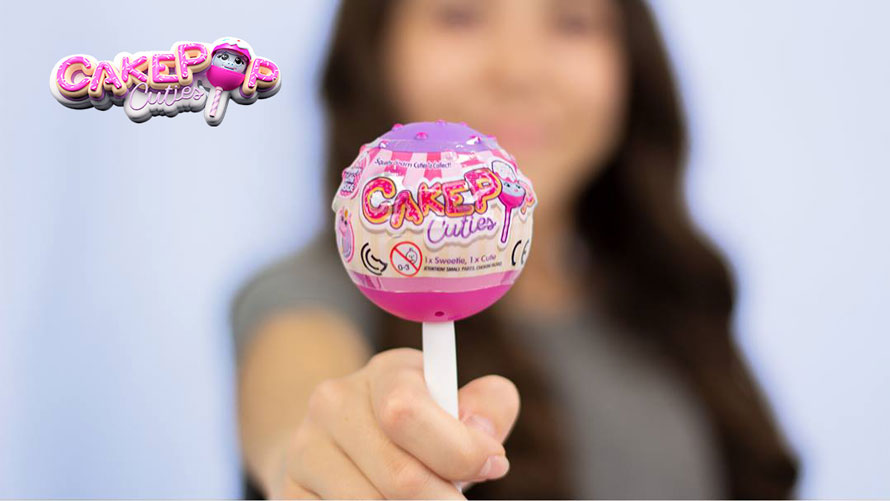 Игрушка в индивидуальной капсуле Cake Pop Cuties, 1 серия, 6 видов, предлагается в дисплее  