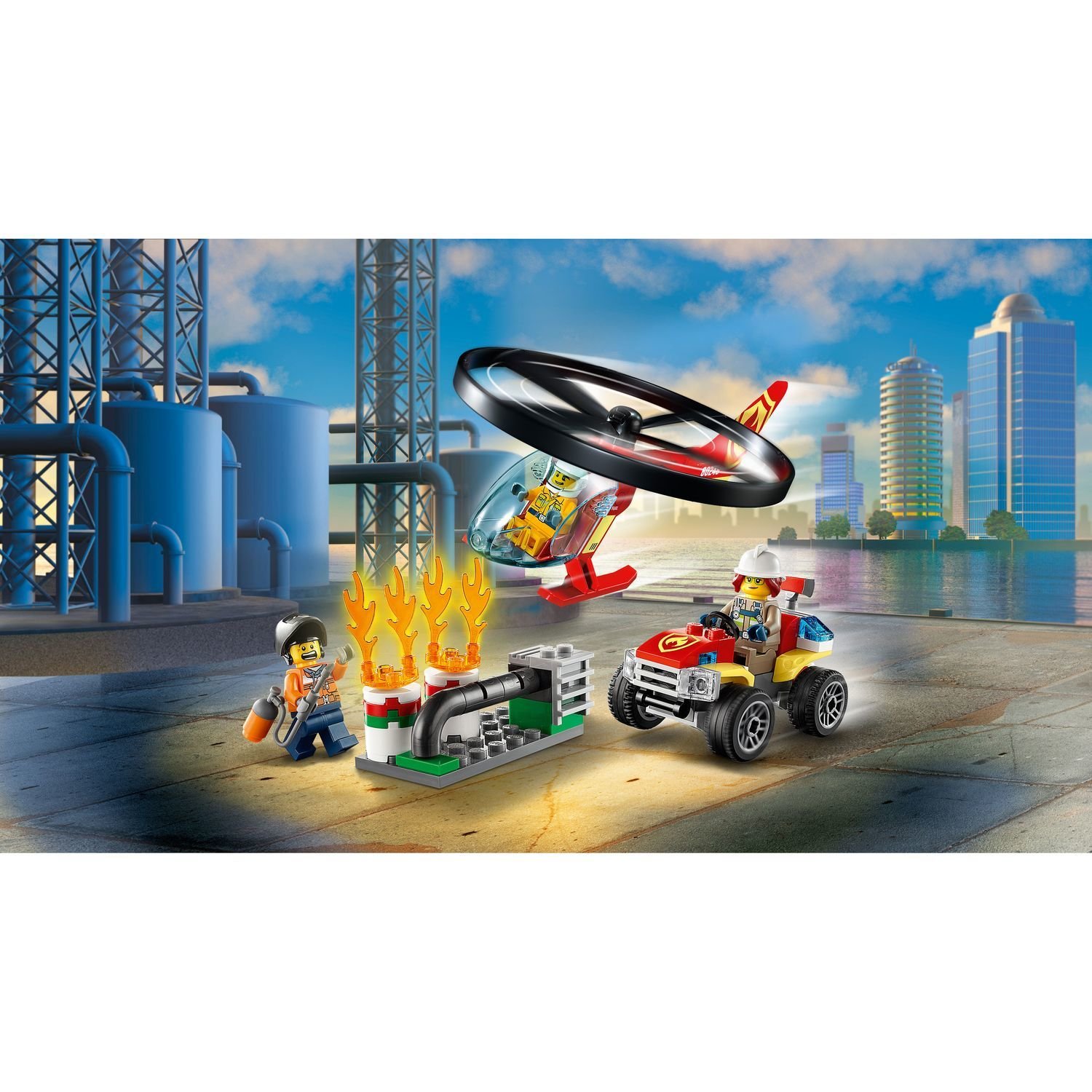 Конструктор Lego® City Fire - Пожарный спасательный вертолет  