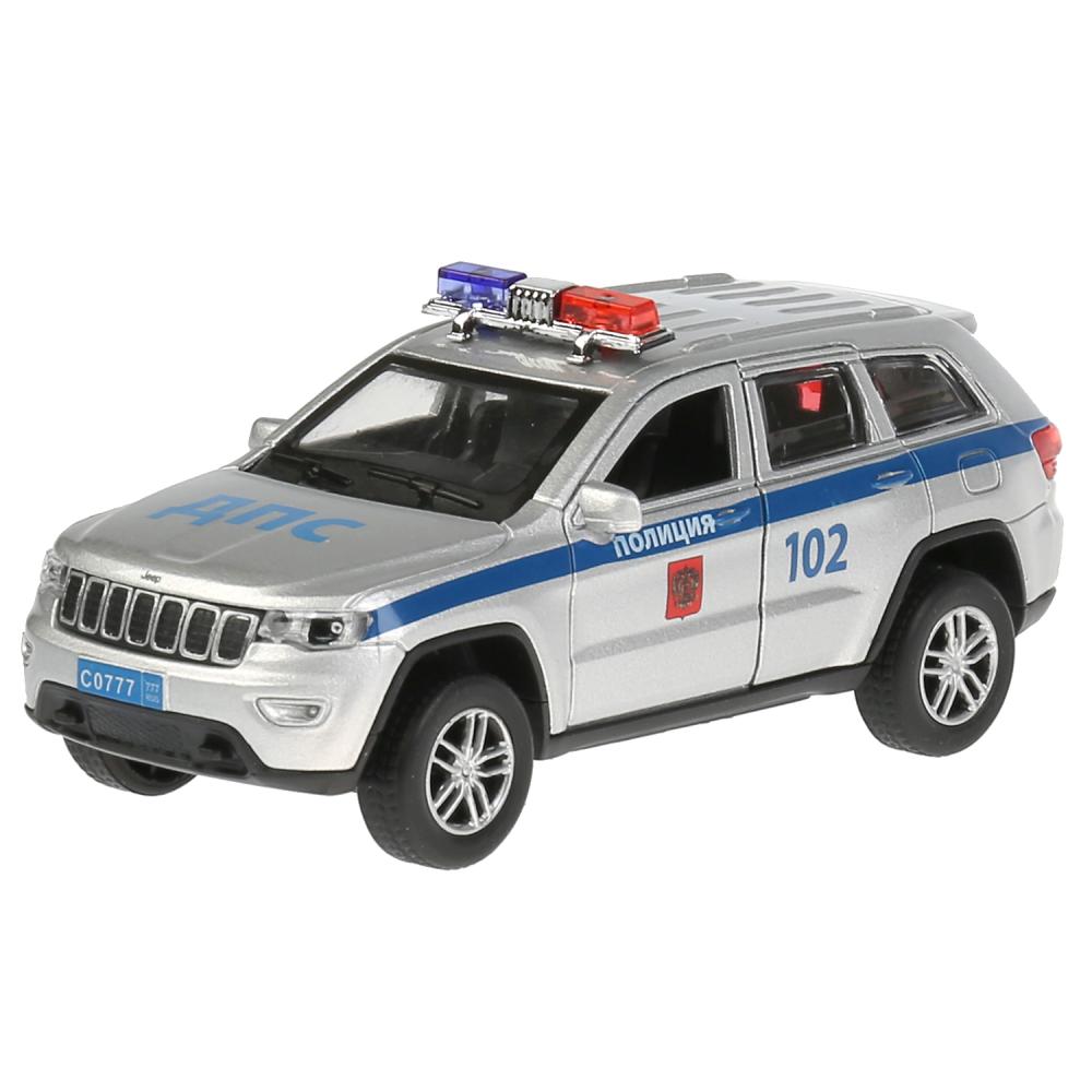 

Инерционный металлический Jeep Grand Cherokee – Полиция, 12 см, цвет серебро
