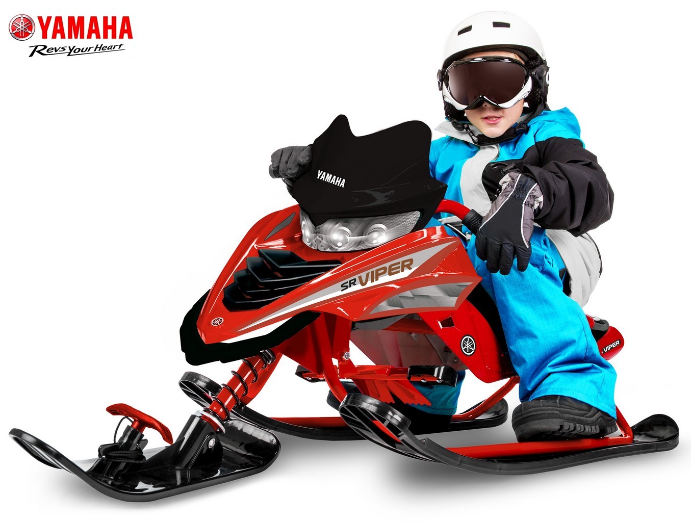 Снегокат Yamaha Viper Snow Bike YMC17001X, красный  