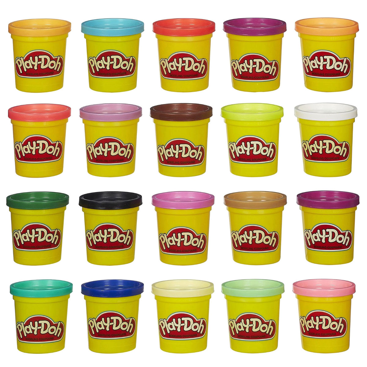 

Большой набор пластилина Play-Doh, 20 банок