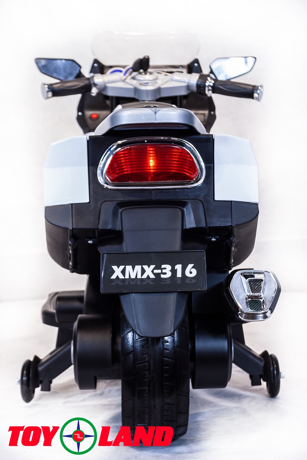 Электромотоцикл Moto белый  