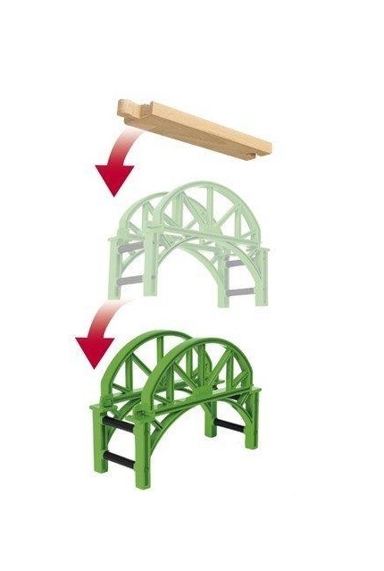 Арочный мост с возможностью наращивания, 4 элемента  