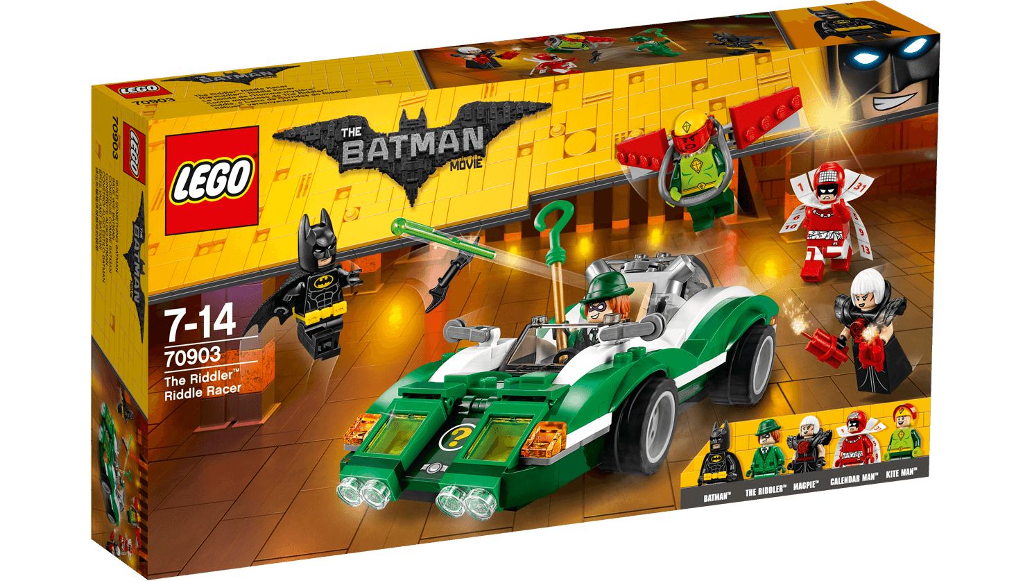 Lego Batman Movie. Гоночный автомобиль Загадочника  