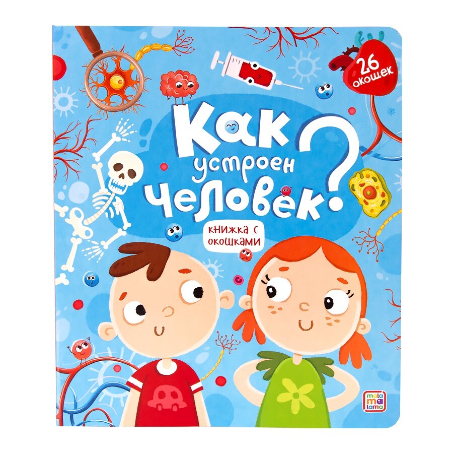

Книжка с окошками. Как устроен человек