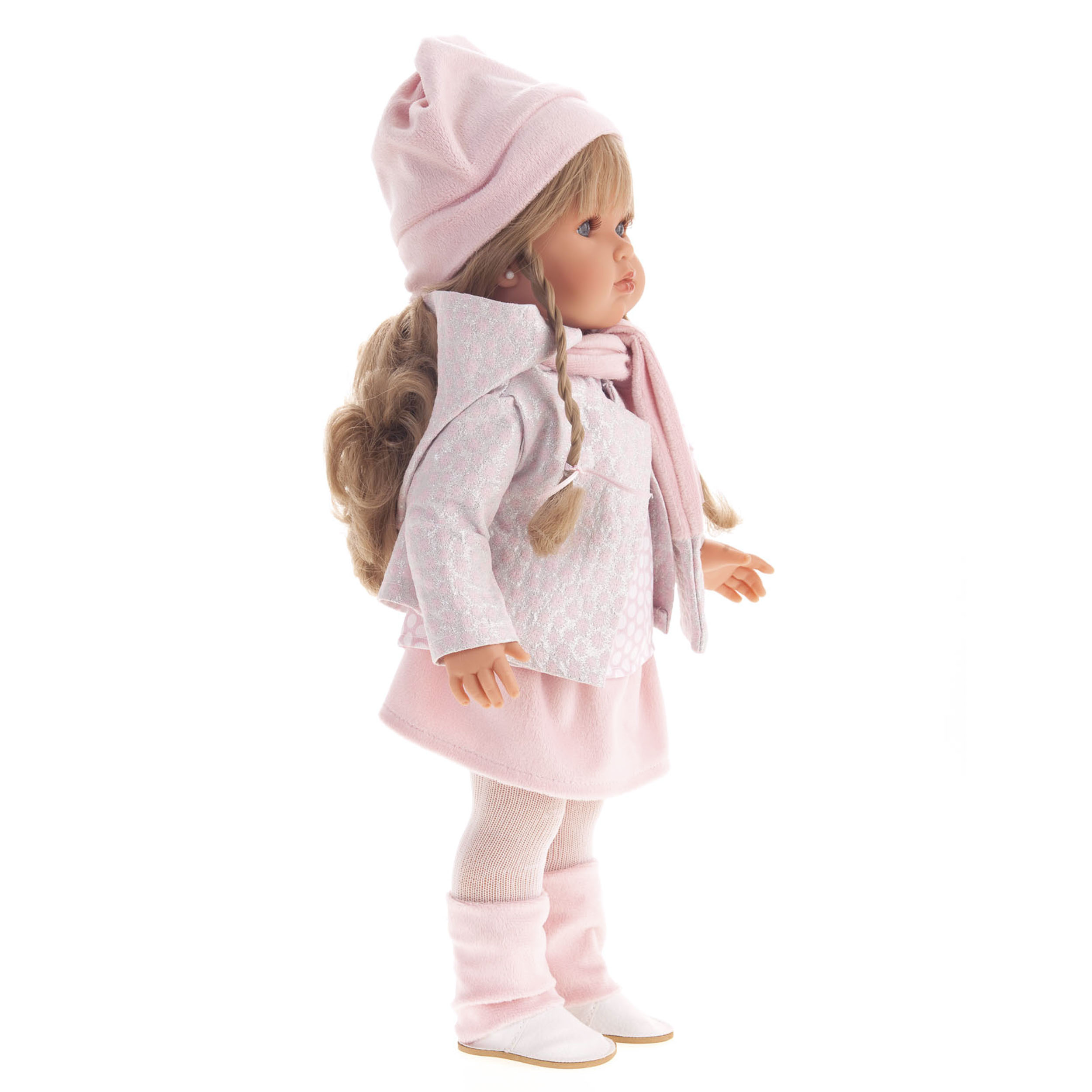 Кукла Эстефания в розовом 45 см виниловая  