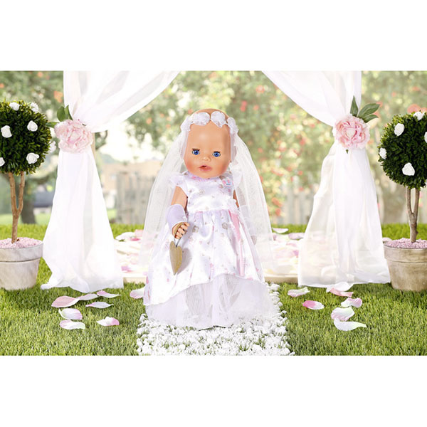 Одежда для невесты Делюкс для куклы Baby born  
