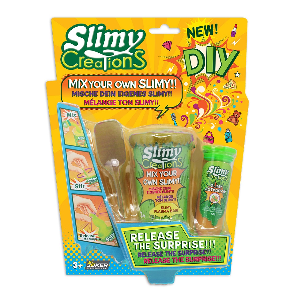 

Набор для создания слайма с игрушкой Slimy/ Слайми, золотой