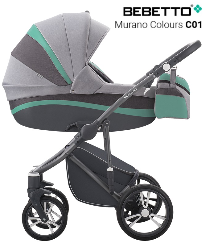 Детская коляска Murano Colours 2 в 1 - шасси матовый графит/grm - c01  