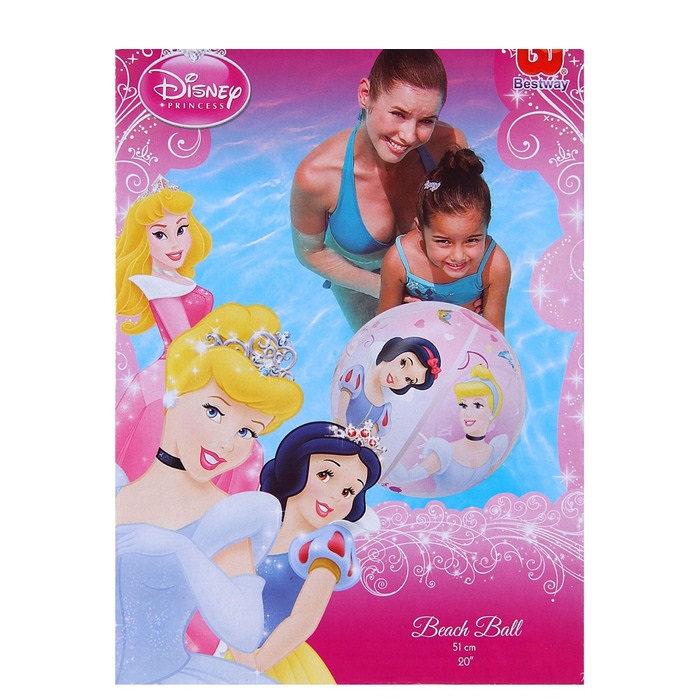 Надувной мяч из серии Disney Princess, 51 см., от 2 лет  