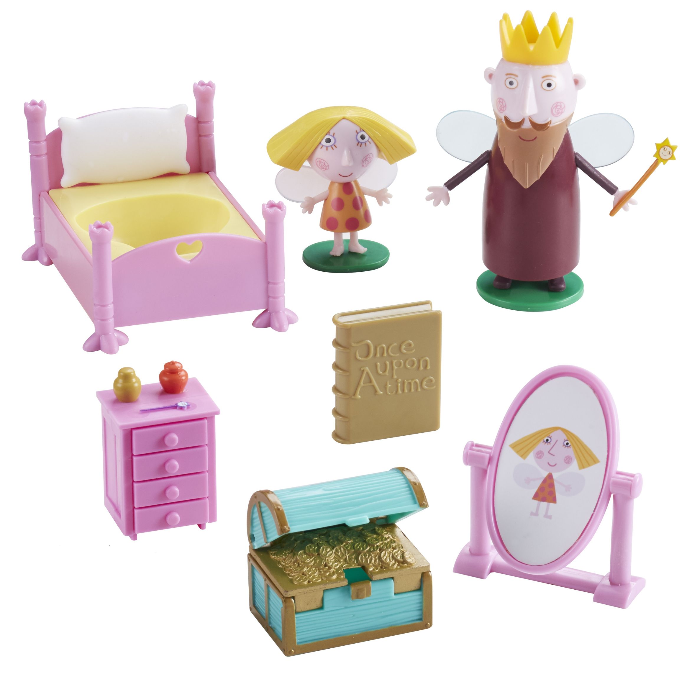 

Игровой набор – Сказка на ночь с 2 фигурками Холли и короля из серии Маленькое королевство Бена и Холли