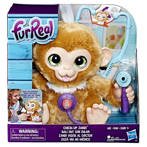 Игрушка Hasbro Furreal Friends - Вылечи Обезьянку, звук  