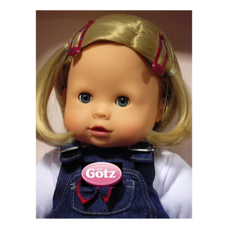 Кукла - Маффин, блондинка в джинсовом комбинезоне, 42 см  