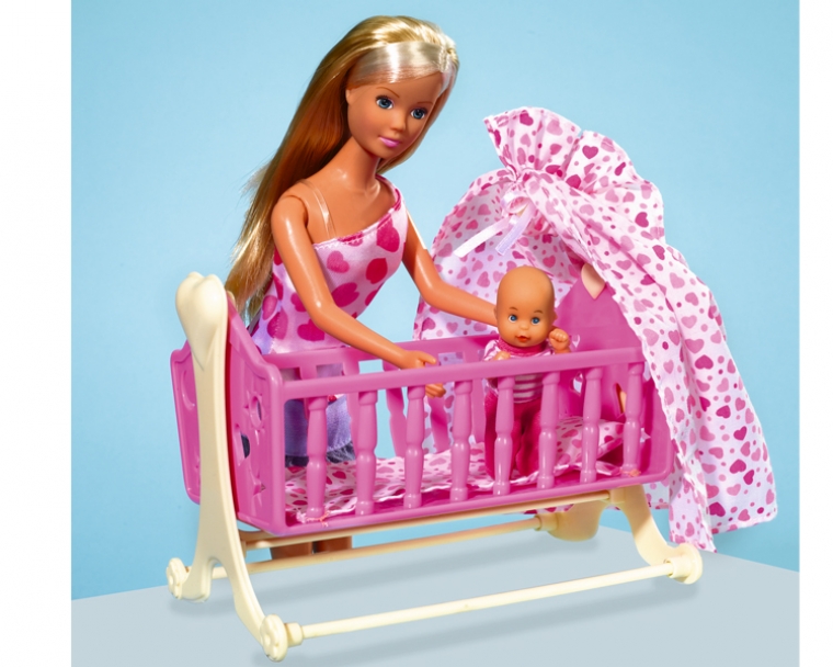 Кукла Штеффи с новорожденным   
