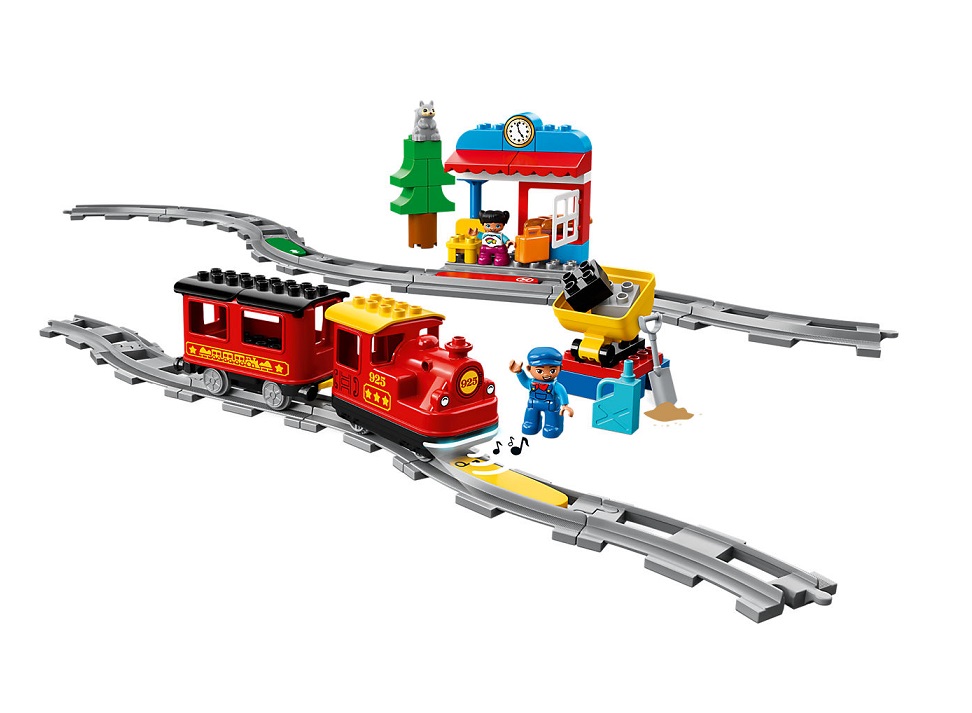 Конструктор Lego Duplo - Поезд на паровой тяге, свет и звук  