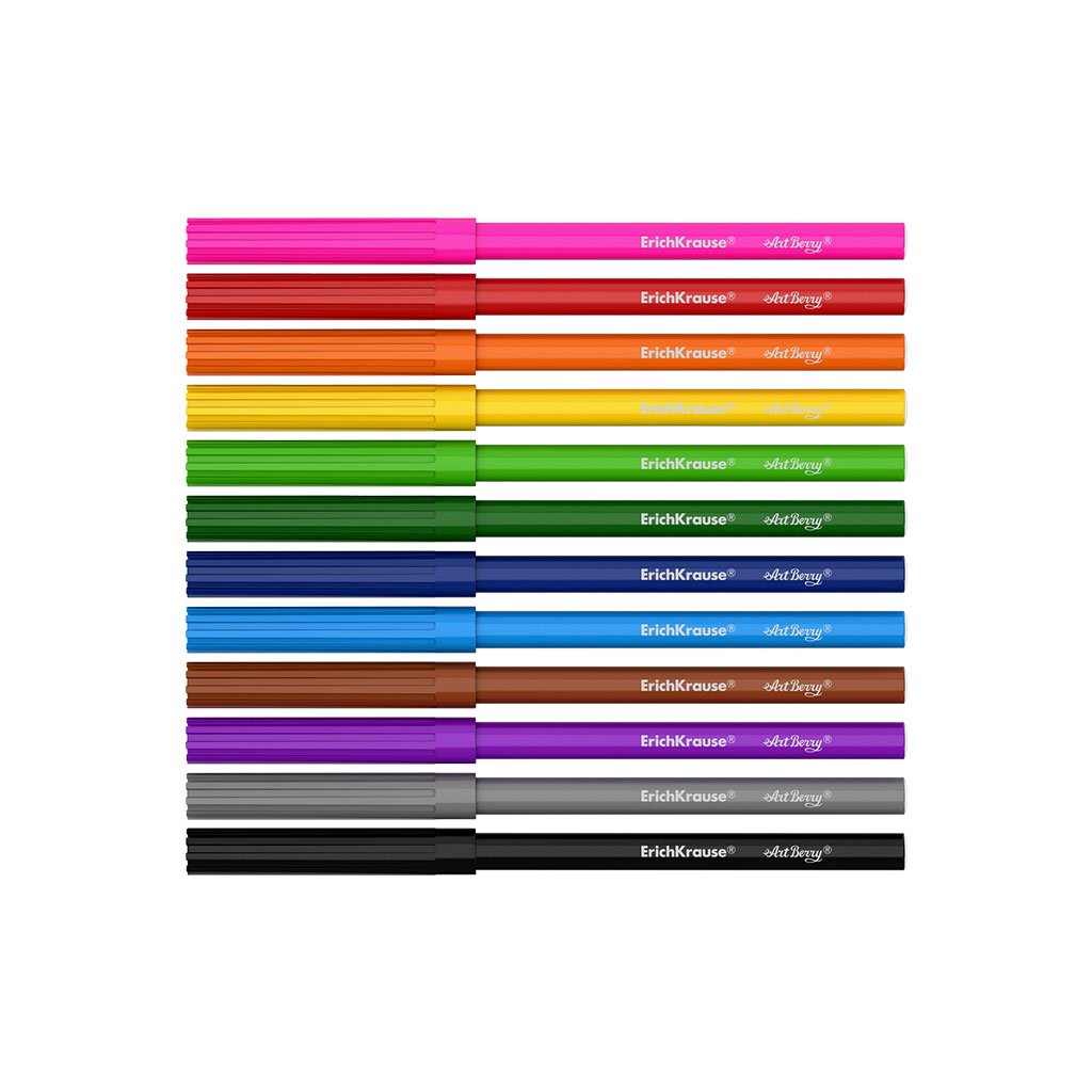 Фломастеры ArtBerry Super Washable, 12 цветов  