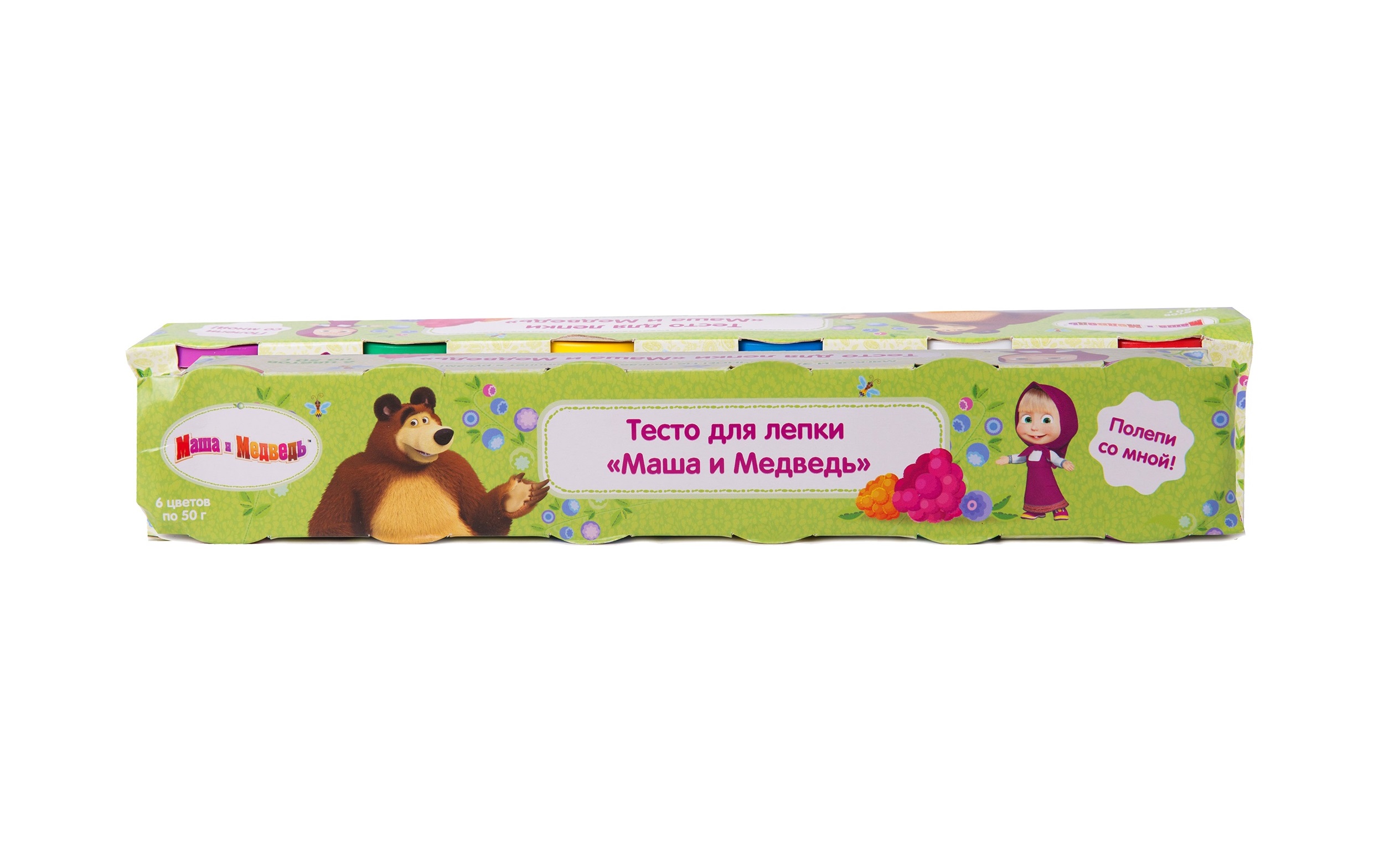 

Тесто для лепки - Маша и Медведь, 6 х 50 г