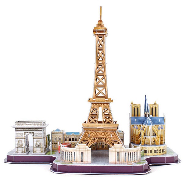 3D пазл - Достопримечательности Парижа  