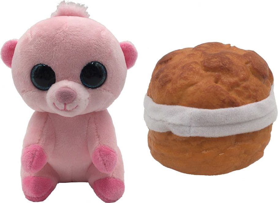 

Игрушка-трансформер Sweet Pups - Wild cakes Розовая мышь, 11 см
