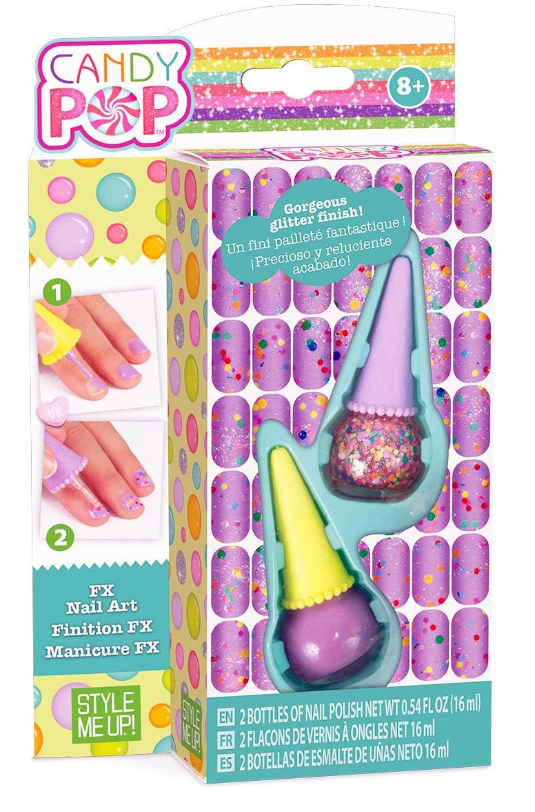 

Набор для художественного маникюра – Candy Pop. 2 лака