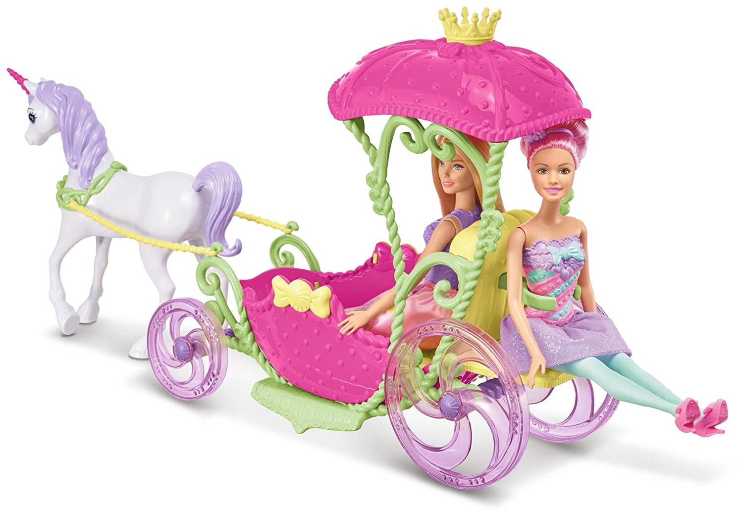 Barbie® из серии Дримтопия - Конфетная карета и кукла  