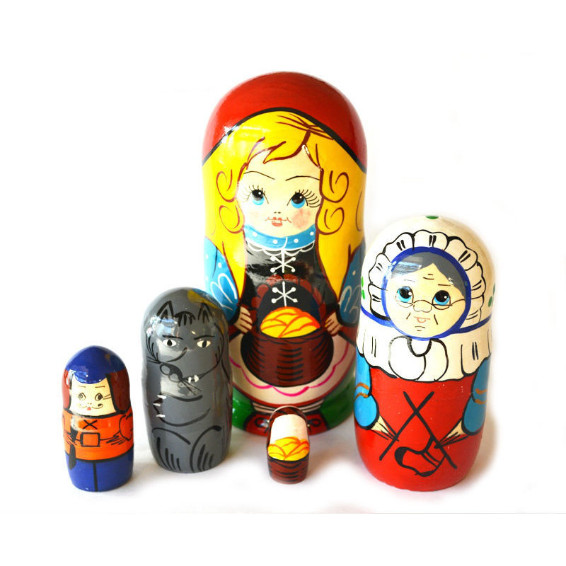 

Матрешка Сказка - Красная Шапочка 5 в 1
