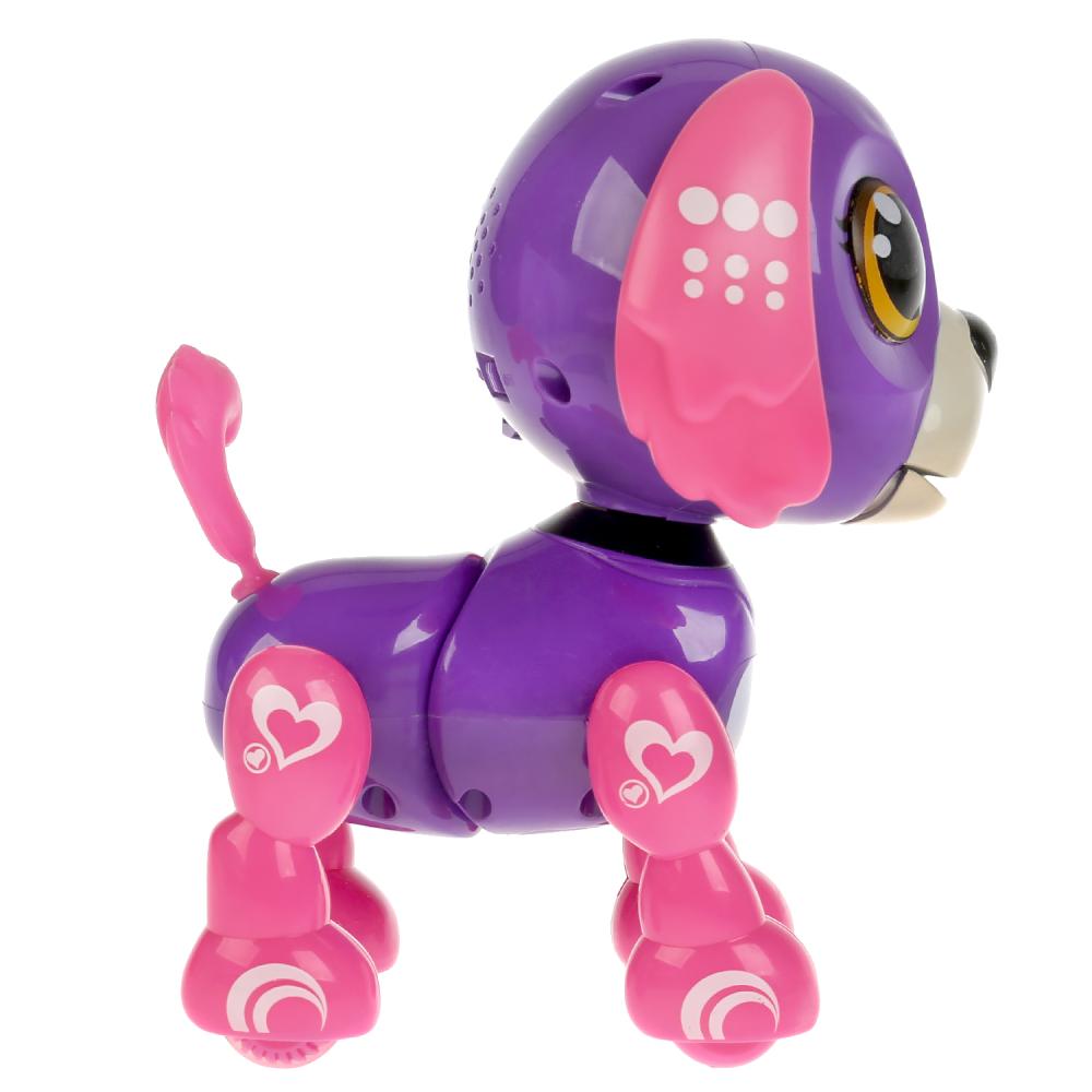 Робот-собака на аккумуляторе, свет + звук, usb зарядка, разные цвета   
