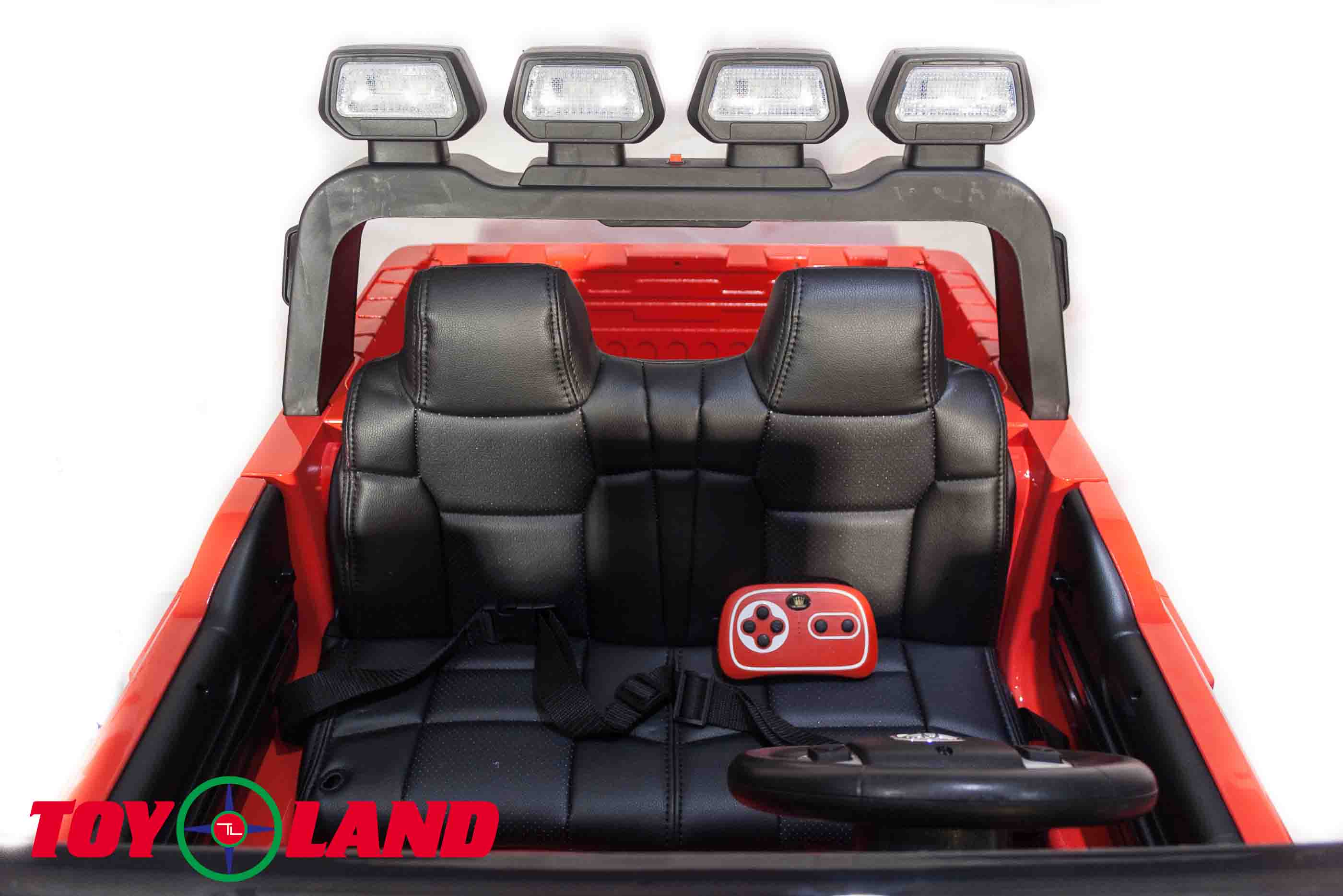 Электромобиль Джип Toyota Tundra 2.0, красный краска, свет и звук  