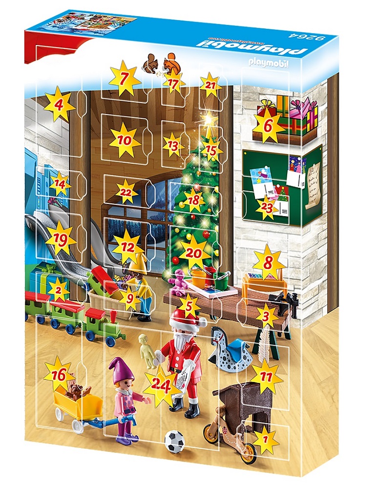 Игровой набор Адвент-календарь - Мастерская Санта-Клауса  