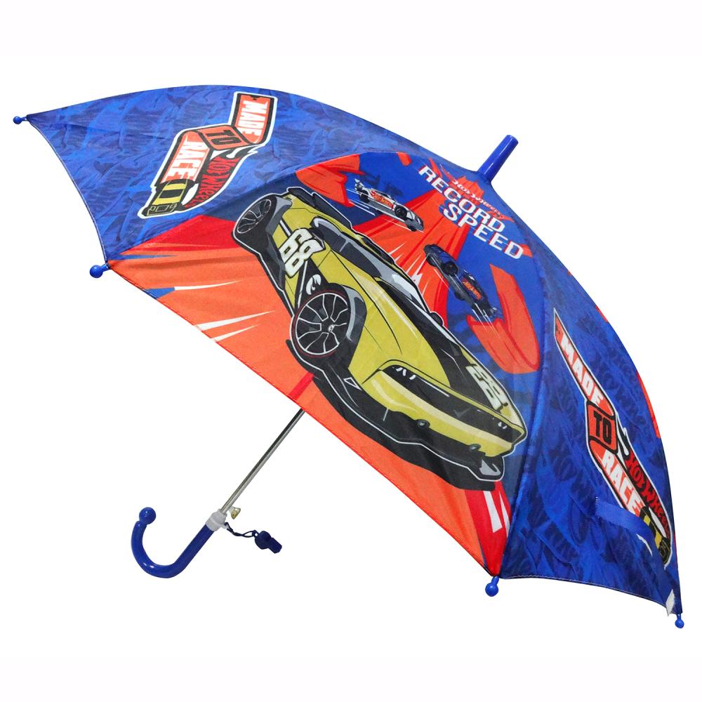 

Детский зонт со свистком - Hot wheels, 45 см