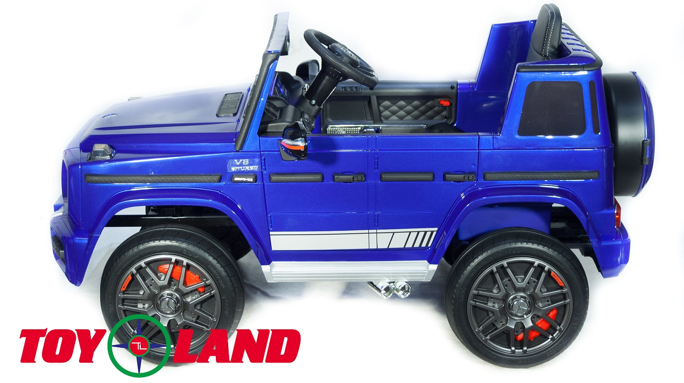 Электромобиль Mercedes-Benz G63 AMG синего цвета, ToyLand, bbh-0003 