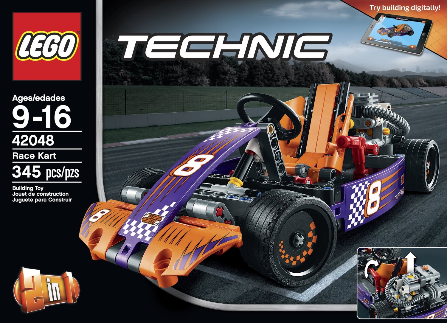 Lego Technic. Лего Техник. Гоночный карт  