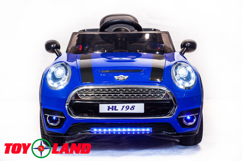 Электромобиль Mini Cooper синий  