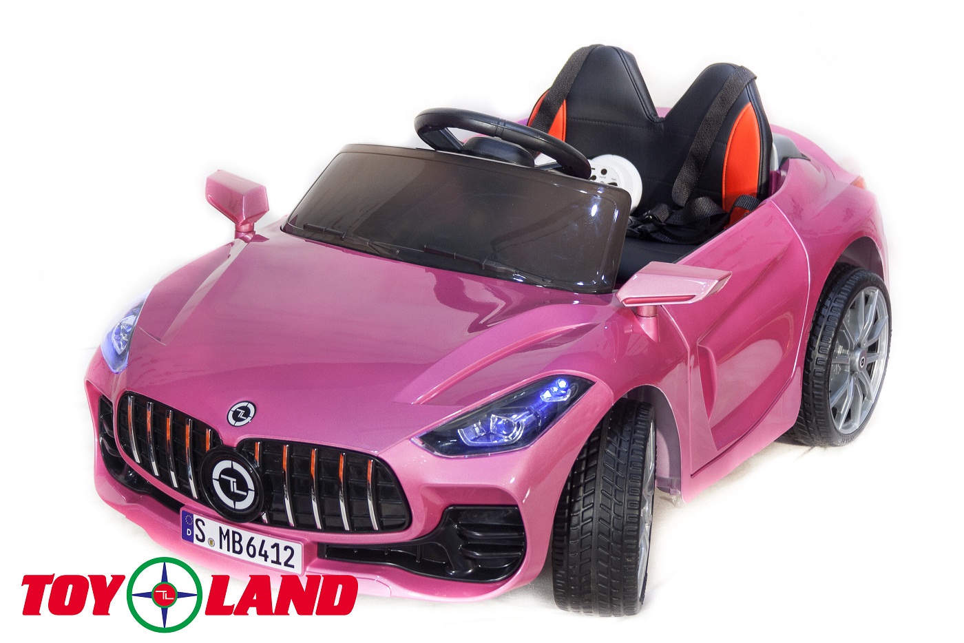 

Электромобиль Mercedes Benz sport YBG6412, розовый