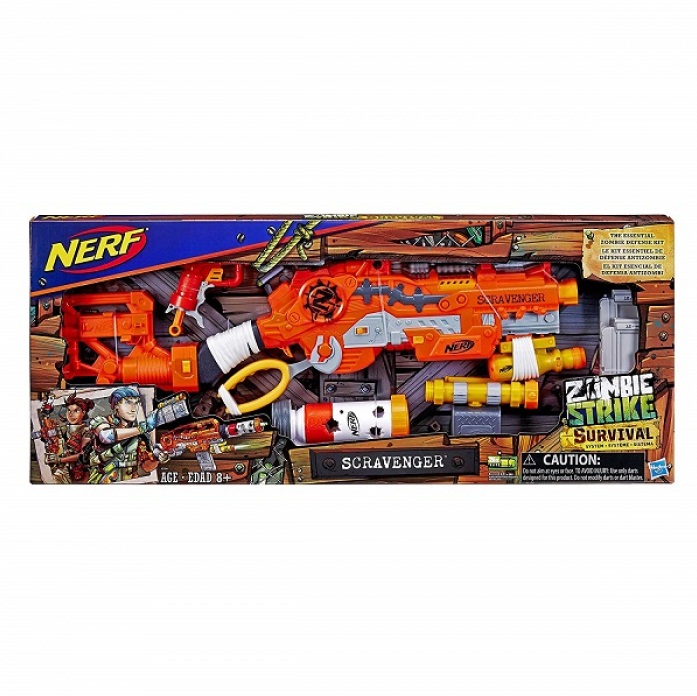 Бластер Nerf Zombie strike - Выживший  