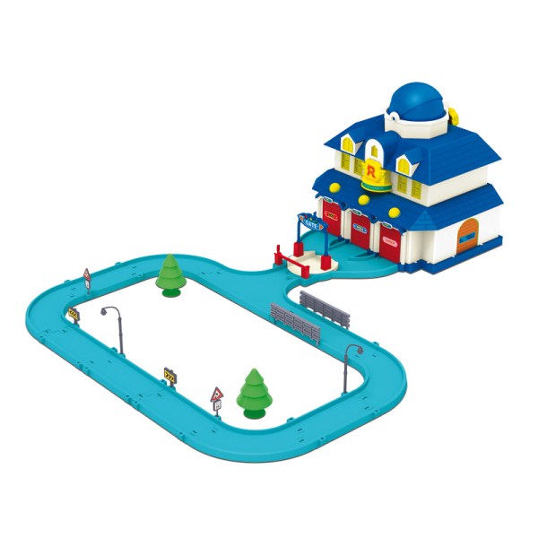 

Детский игровой набор Штаб квартира Robocar Poli и вертолет Хэли