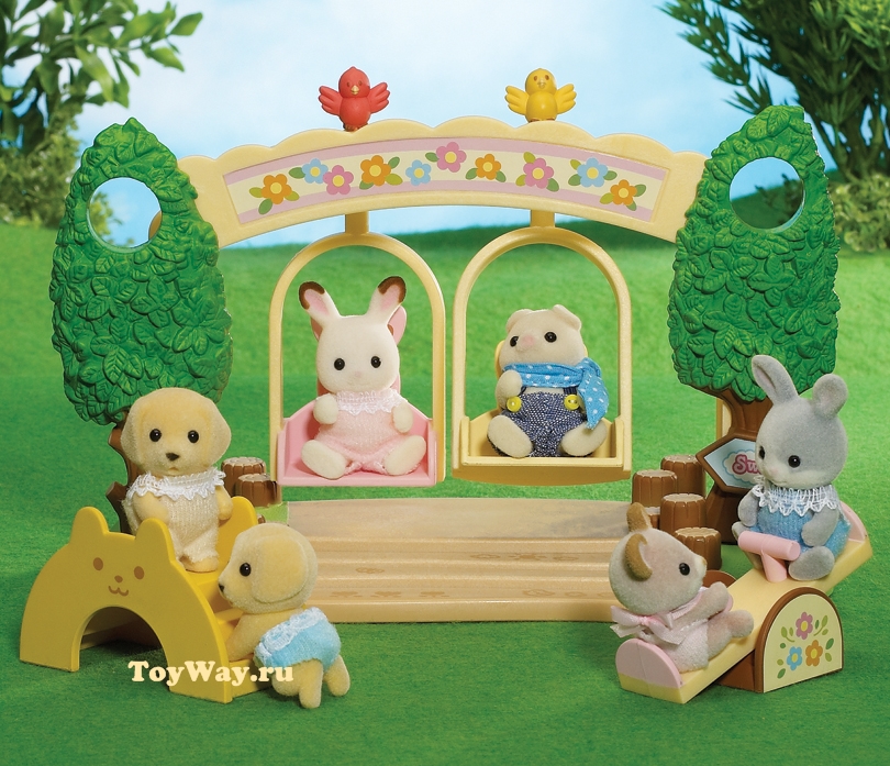 Sylvanian Families - Детская площадка с качелями  