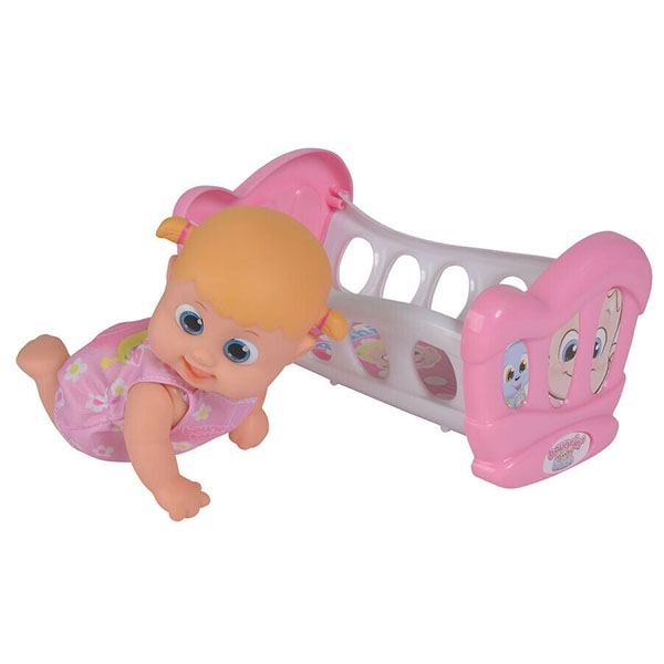 Кукла Bouncin' Babies – Бони, 16 см с кроваткой  