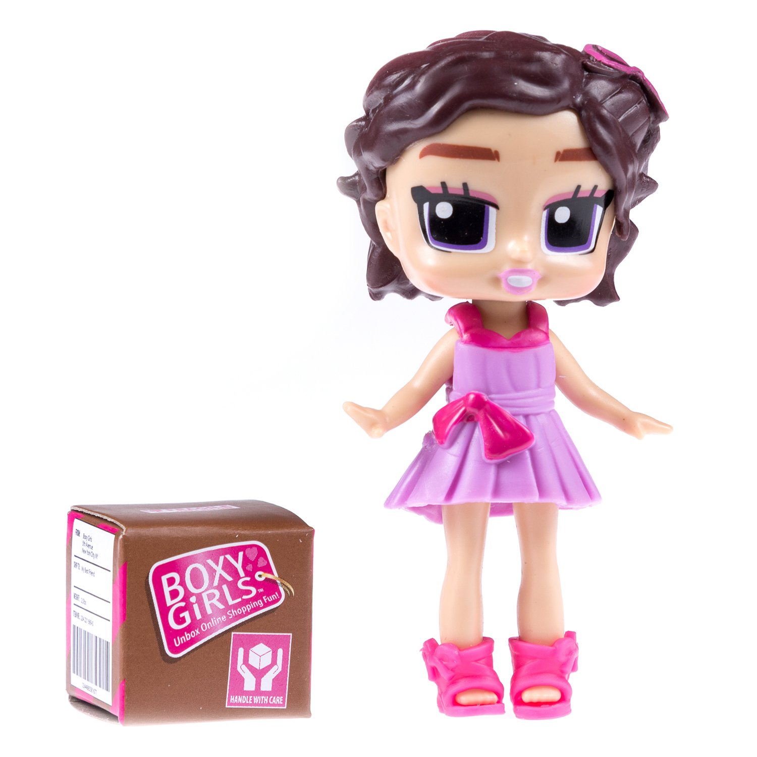

Мини кукла Boxy Girls - Lina, 8 см с аксессуарами в 1 коробочке