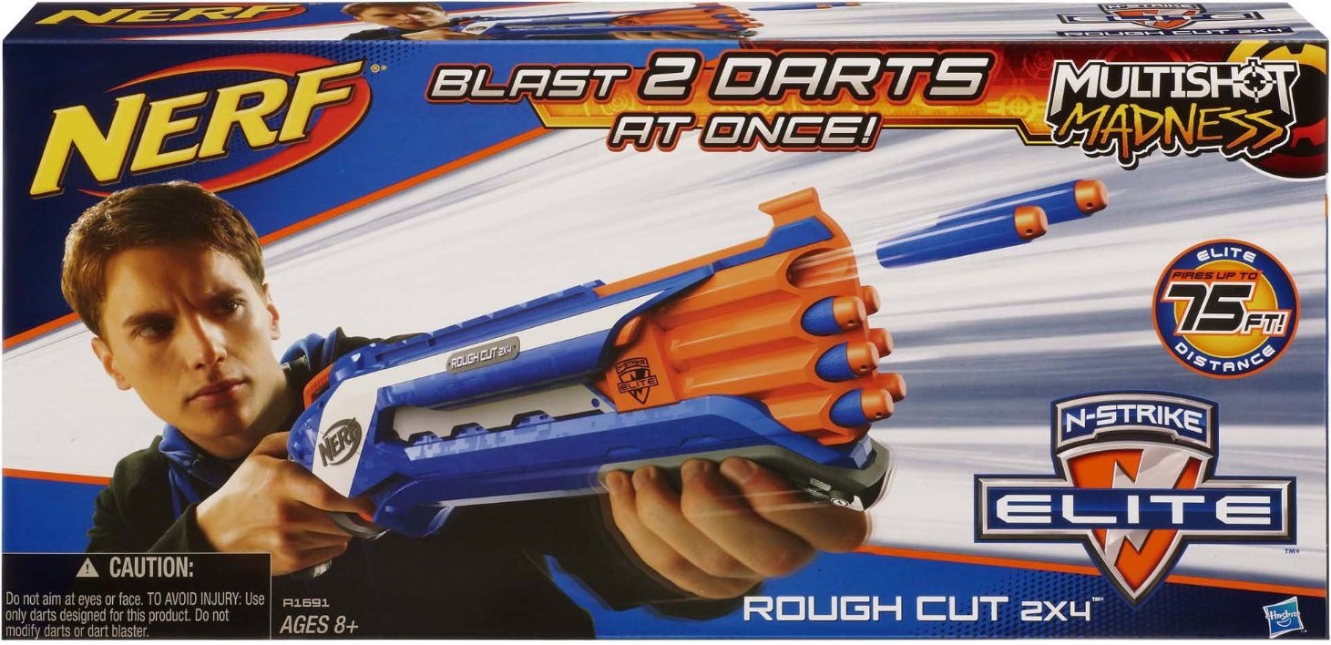 Бластер Элит Рафкат Нерф Nerf N-Strike Elite Rough Cut 2X4 Blaster   