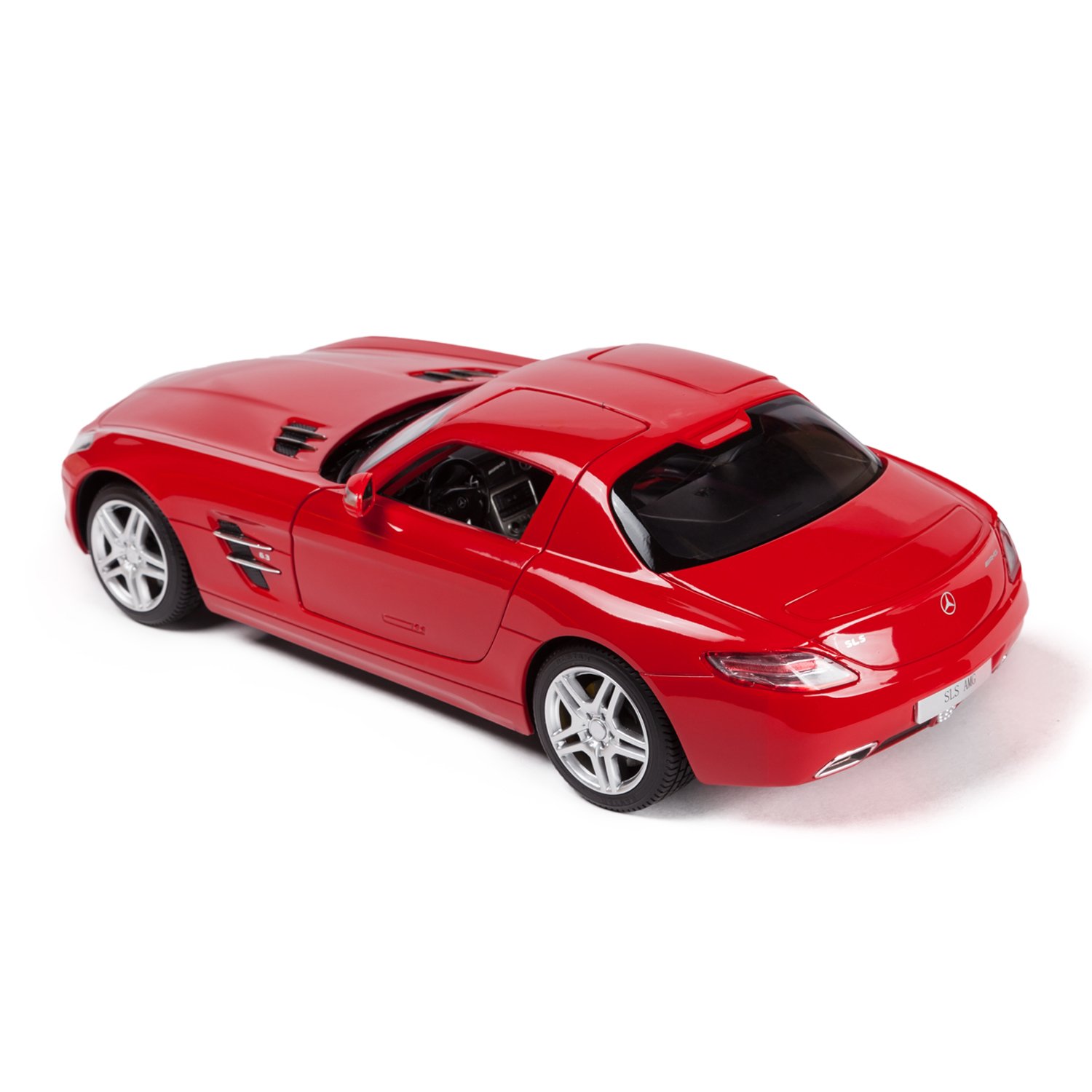 Машина на р/у – Mercedes SLS AMG, 1:24, 19 см, красный, белый, свет   